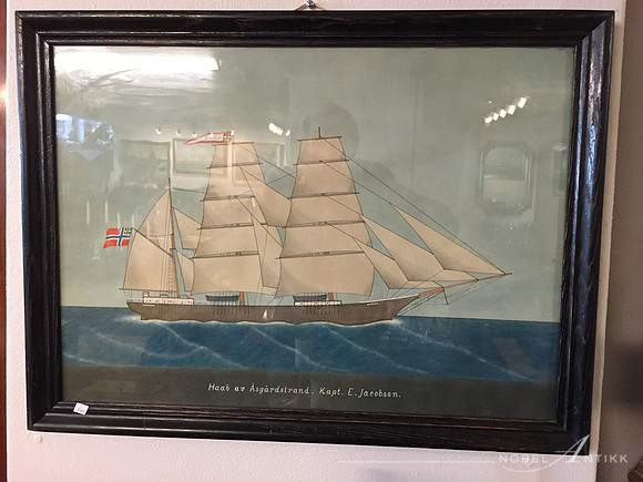 Marine.Akvarell usignert