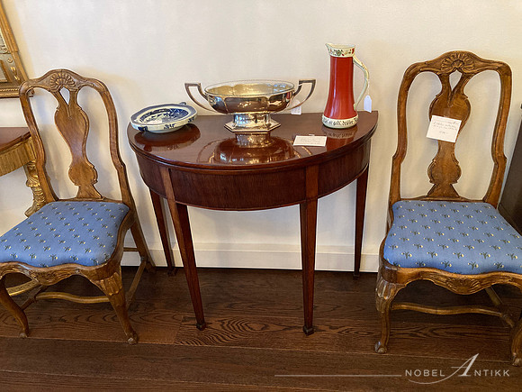 Spillebord i mahogny 1780-1800